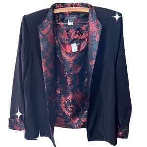 Lady Dorby size 14W tank top & jacket vintage